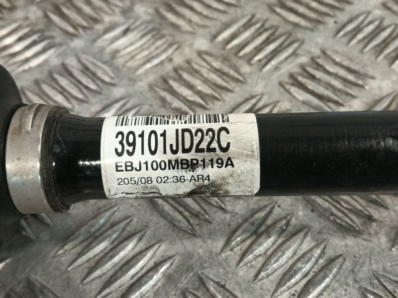Recambio de transmision delantera izquierda para nissan qashqai i (j10, nj10) 2.0 referencia OEM IAM 39101JD22C  