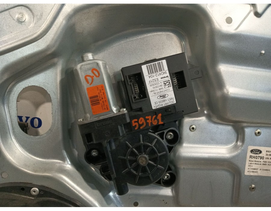 Recambio de elevalunas delantero derecho para ford kuga i 2.0 tdci referencia OEM IAM 7M51R203A28DC 8M51R219A64AA 7M5T14B533CE