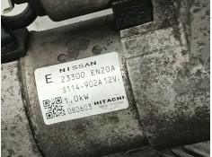 Recambio de motor arranque para nissan qashqai i (j10, nj10) 2.0 referencia OEM IAM 23300EN20A   2