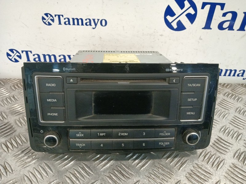 Recambio de sistema audio / radio cd para hyundai h350 furgoneta 2.5 crdi referencia OEM IAM 9617059550GU  