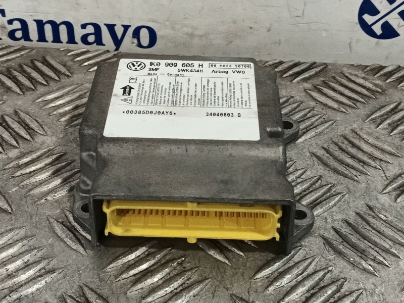 Recambio de centralita airbag para volkswagen golf v (1k1) 2.0 tdi referencia OEM IAM 1K0909605H 5WK43411 