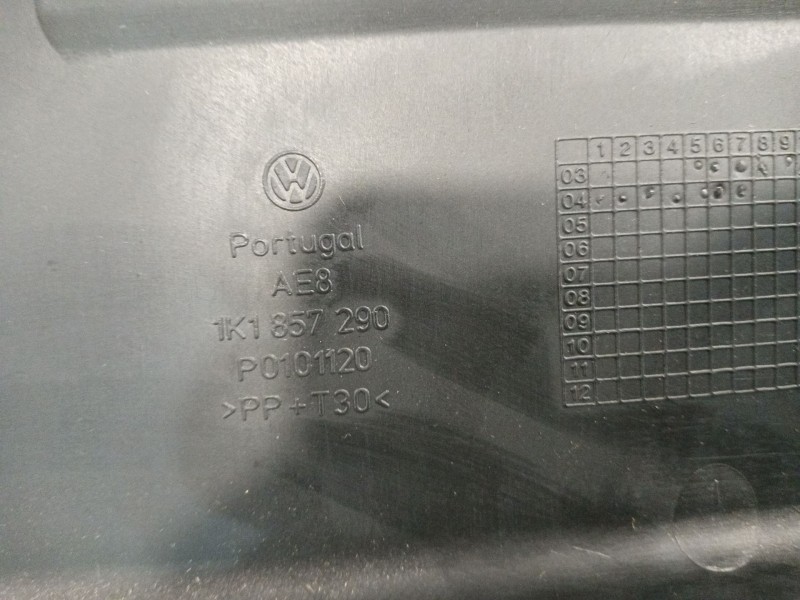 Recambio de guantera para volkswagen golf v (1k1) 2.0 tdi referencia OEM IAM 1K1857290 1K1857097 
