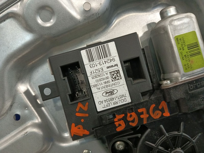 Recambio de elevalunas trasero izquierdo para ford kuga i 2.0 tdci referencia OEM IAM 7M51R24995DC 8V41S264A27AE 7M5T14B534AD