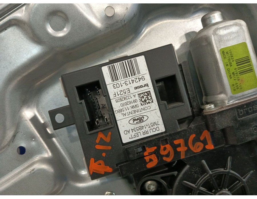 Recambio de elevalunas trasero izquierdo para ford kuga i 2.0 tdci referencia OEM IAM 7M51R24995DC 8V41S264A27AE 7M5T14B534AD