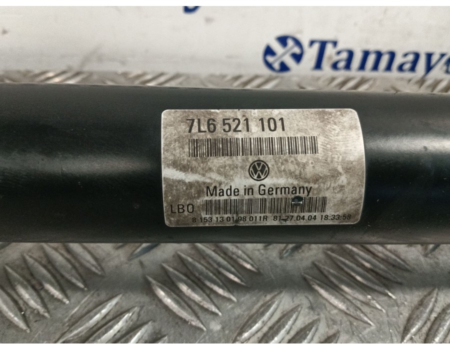Recambio de transmision central delantera para volkswagen touareg (7la, 7l6, 7l7) 2.5 r5 tdi referencia OEM IAM 7L6521101  