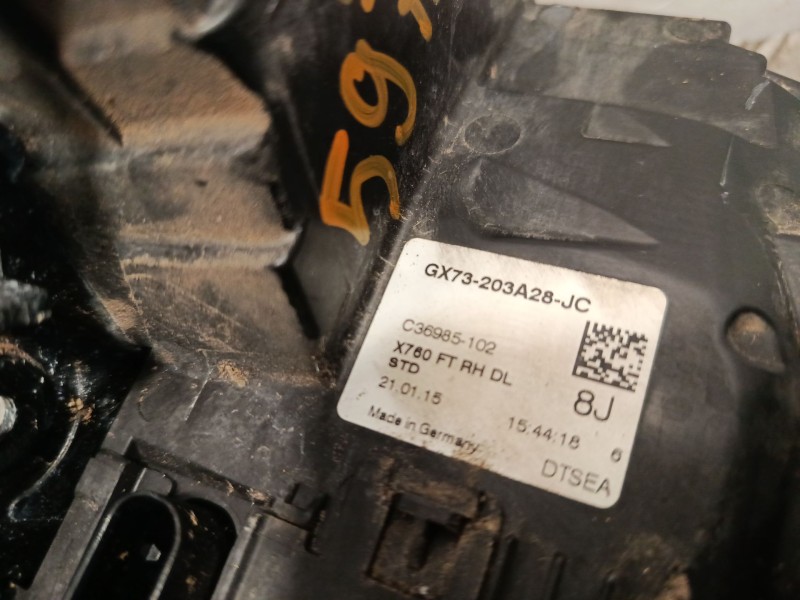 Recambio de cerradura puerta delantera derecha para jaguar xe (x760) 2.0 d referencia OEM IAM GX73203A28JC C36985102 