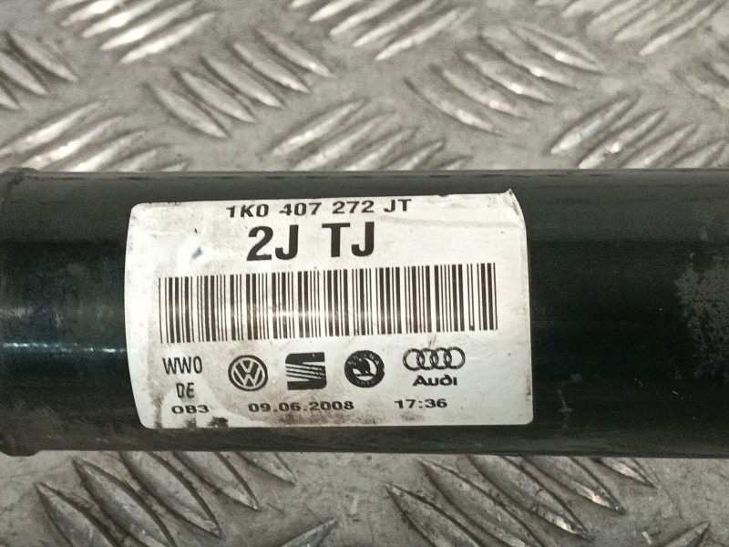 Recambio de transmision delantera derecha para seat altea xl (5p5, 5p8) 1.6 referencia OEM IAM 1K0407272JT  