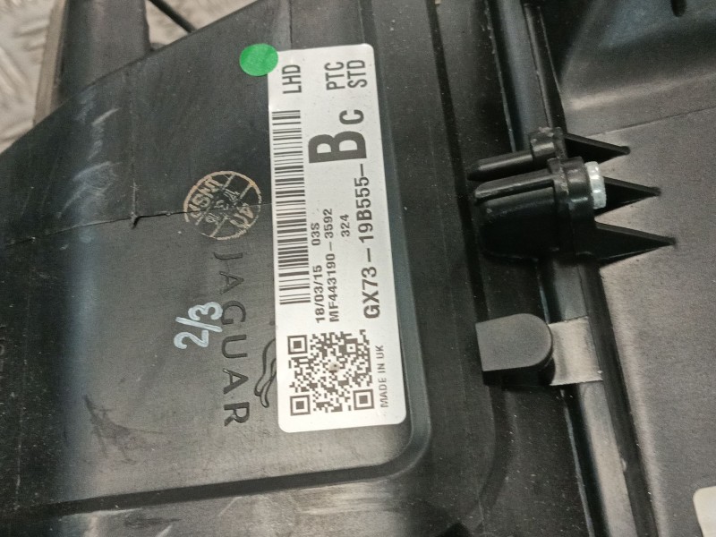 Recambio de calefaccion entera normal para jaguar xe (x760) 2.0 d referencia OEM IAM GX7319B555BC  