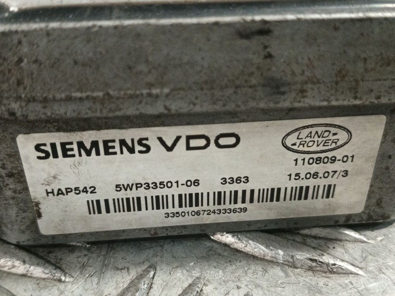 Recambio de centralita para land rover freelander 2 (l359) 2.2 td4 4x4 referencia OEM IAM 5WP3350106 11080901 