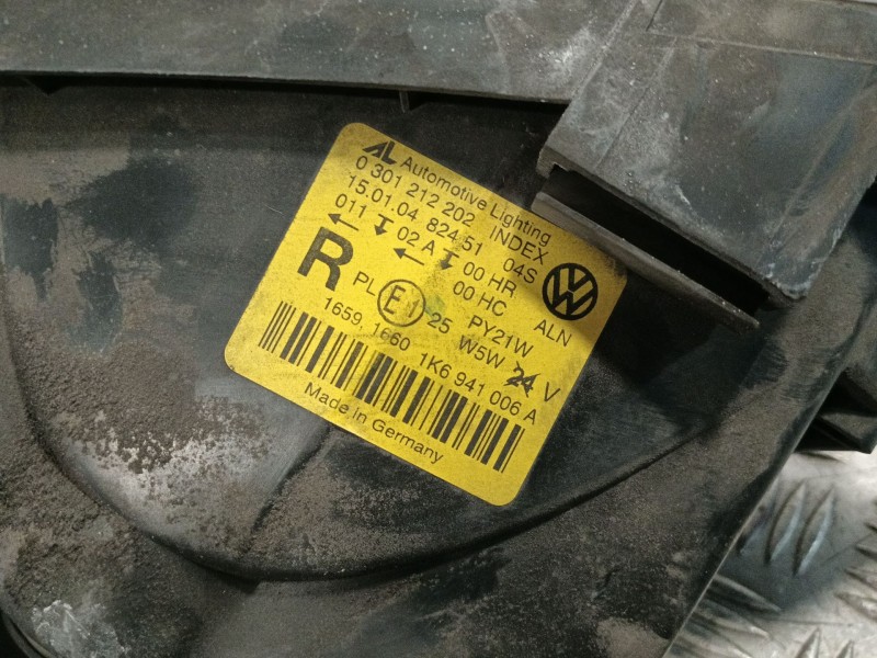 Recambio de faro derecho para volkswagen golf v (1k1) 2.0 tdi 16v referencia OEM IAM 1K6941006A 0301212202 