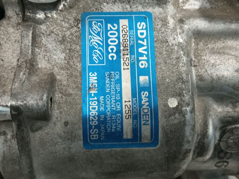 Recambio de compresor aire acondicionado para mazda 3 berlina (bk) referencia OEM IAM SD7V161255  