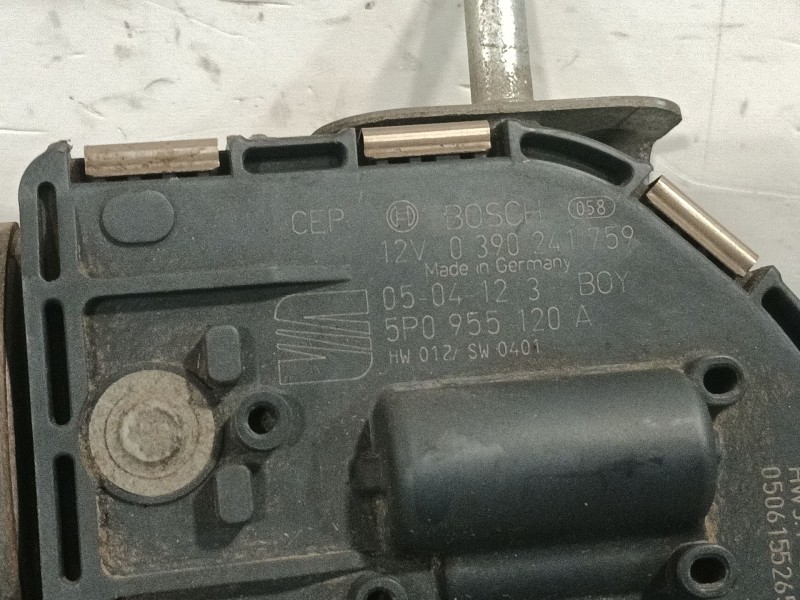 Recambio de motor limpia delantero para seat toledo (5p2) referencia OEM IAM 5P0955024 5P0955150A 