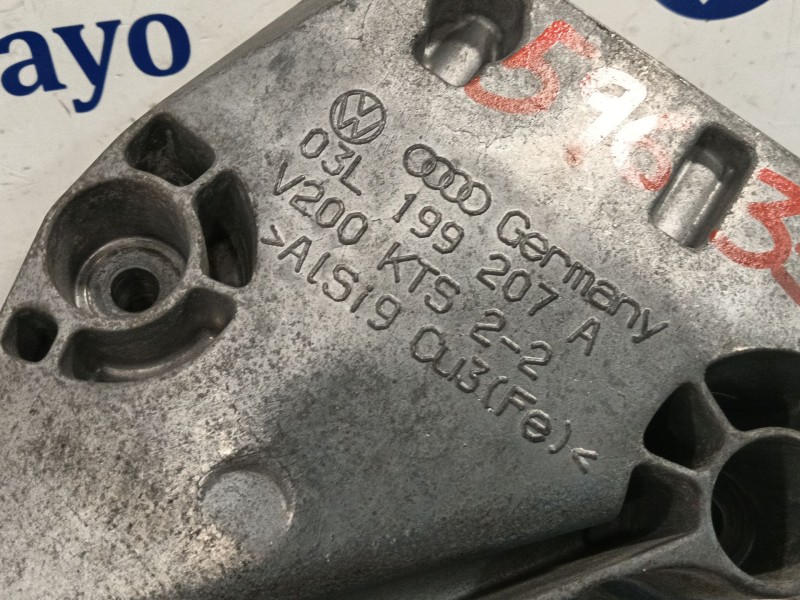 Recambio de soporte motor para audi a1 (8x1, 8xk) 1.6 tdi referencia OEM IAM 03L199207A  