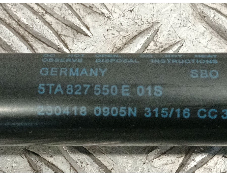Recambio de amortiguadores maletero / porton para volkswagen touran (5t1) 2.0 tdi referencia OEM IAM 5TA827550E  