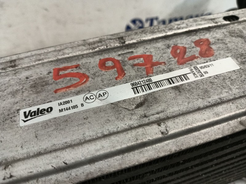 Recambio de intercooler para peugeot 3008 i monospace (0u_) 1.6 hdi referencia OEM IAM 9684212480 M144105B 