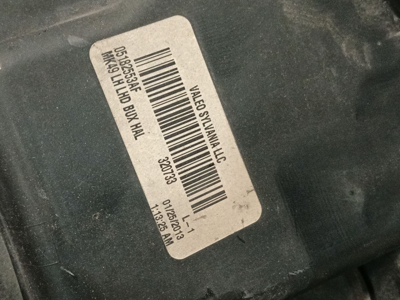 Recambio de faro izquierdo para jeep compass (mk49) 2.2 crd referencia OEM IAM 05182553AF  