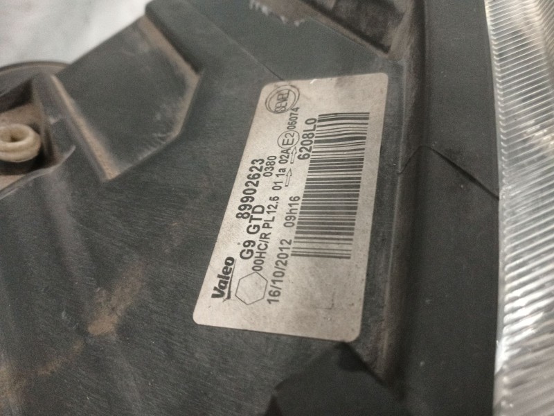 Recambio de faro izquierdo para fiat scudo furgoneta (270_, 272_) 1.6 d multijet referencia OEM IAM 89902623 6208L0 