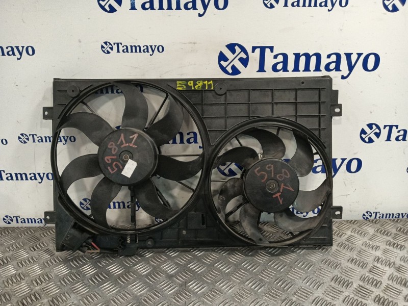 Recambio de electroventilador para seat leon (1p1) 1.2 tsi referencia OEM IAM 1K0121207BB 1355D300195 