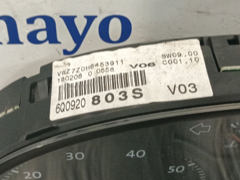 Recambio de cuadro instrumentos para volkswagen polo iv (9n_, 9a_) 1.4 16v referencia OEM IAM 6Q0920803S 110080320029A 88311330