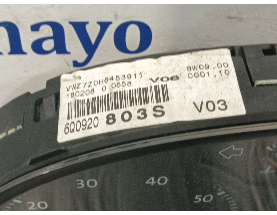 Recambio de cuadro instrumentos para volkswagen polo iv (9n_, 9a_) 1.4 16v referencia OEM IAM 6Q0920803S 110080320029A 88311330
