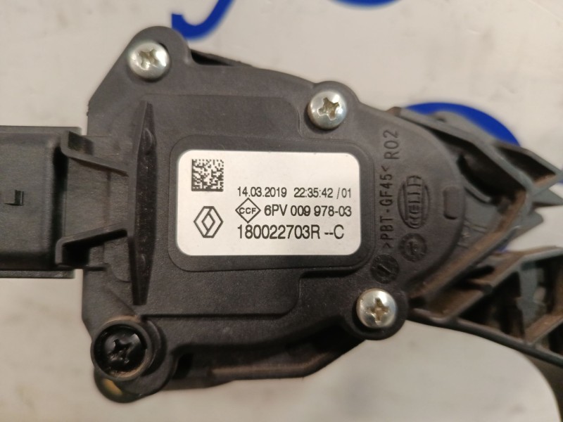 Recambio de potenciometro pedal para dacia sandero referencia OEM IAM 6PV00997803 180022703R 