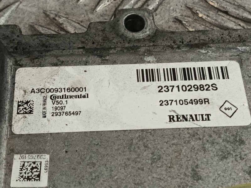 Recambio de centralita motor uce para dacia sandero referencia OEM IAM 237102982S 237105499R 