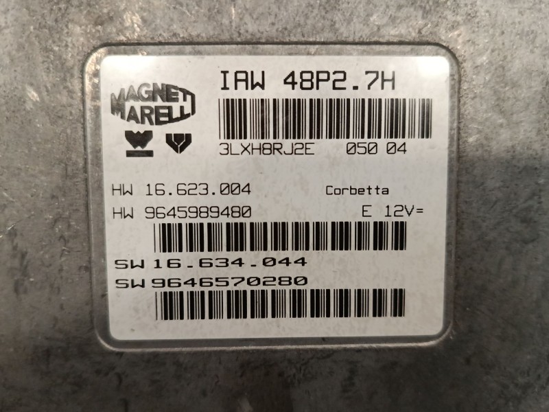 Recambio de centralita motor uce para citroën c2 referencia OEM IAM 9645989480  