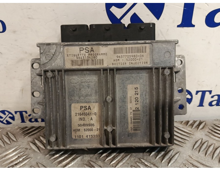 Recambio de centralita motor uce para citroën saxo (s0, s1) 1.4 vts referencia OEM IAM 9643134280  