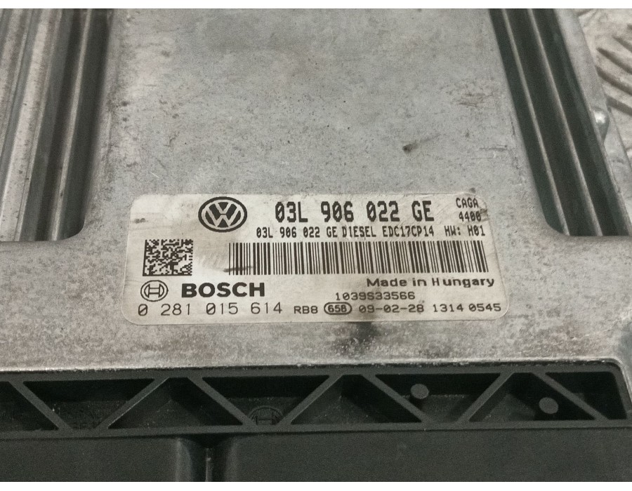Recambio de centralita motor uce para seat exeo (3r2) 2.0 tdi referencia OEM IAM 03L906022GE 0281015614 1039S33566
