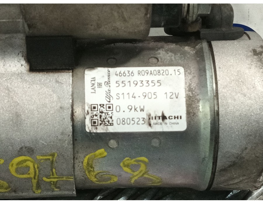 Recambio de motor arranque para fiat 500 c (312_) 1.2 (312cxa1a, 312axa1a) referencia OEM IAM 55193355 S114905 