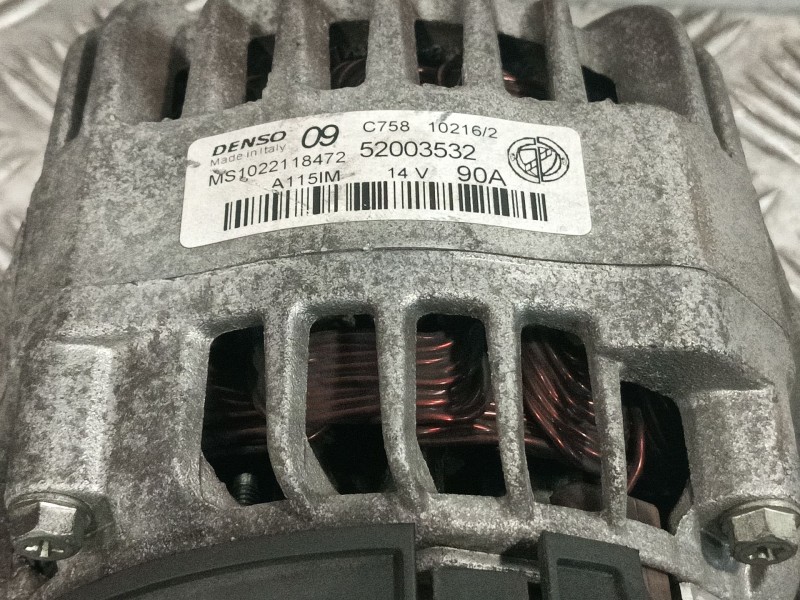 Recambio de alternador para fiat 500 (312_) 1.2 (312axa1a) referencia OEM IAM 52003532 MS11022118472 