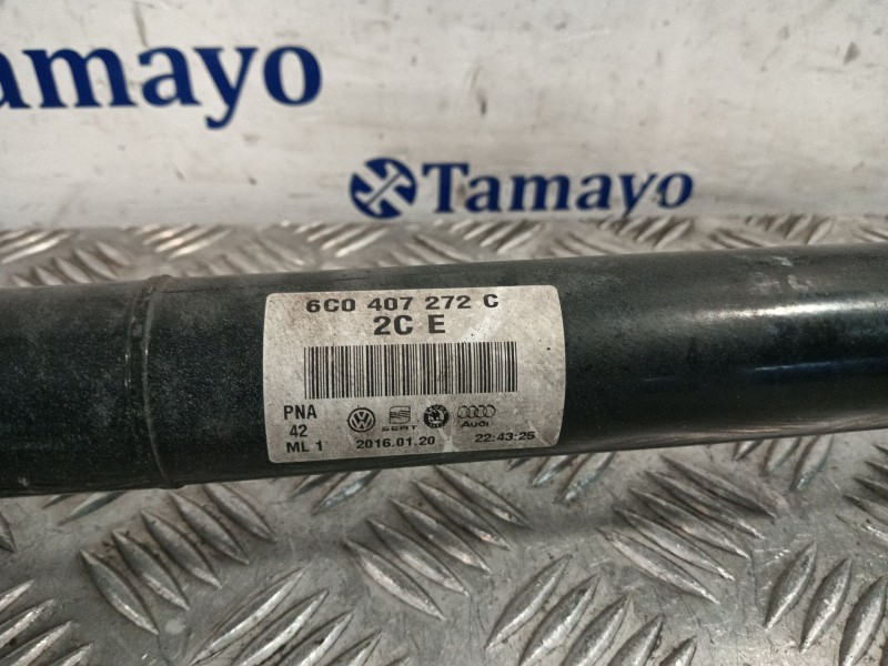 Recambio de transmision delantera derecha para volkswagen polo v (6r1, 6c1) 1.4 tdi referencia OEM IAM 6C0407272C  
