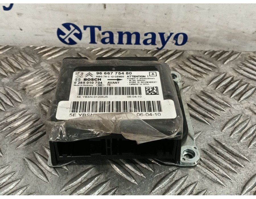 Recambio de centralita airbag para peugeot 3008 1.6 hdi fap cat (9hz / dv6ted4) referencia OEM IAM 9666775480 0285010704 