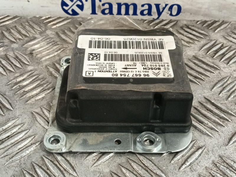 Recambio de centralita airbag para peugeot 3008 1.6 hdi fap cat (9hz / dv6ted4) referencia OEM IAM 9666775480 0285010704 