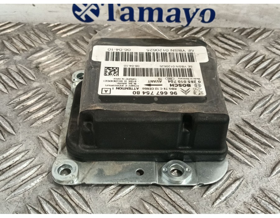 Recambio de centralita airbag para peugeot 3008 1.6 hdi fap cat (9hz / dv6ted4) referencia OEM IAM 9666775480 0285010704 