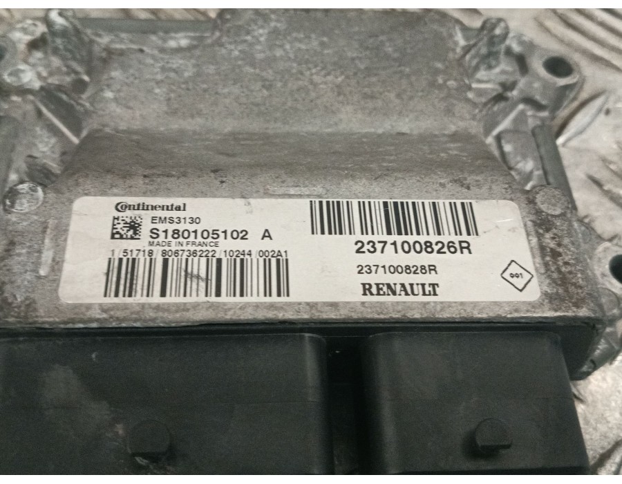 Recambio de centralita motor uce para dacia duster 1.6 16v cat referencia OEM IAM S180105102A 237100826R 237100828R