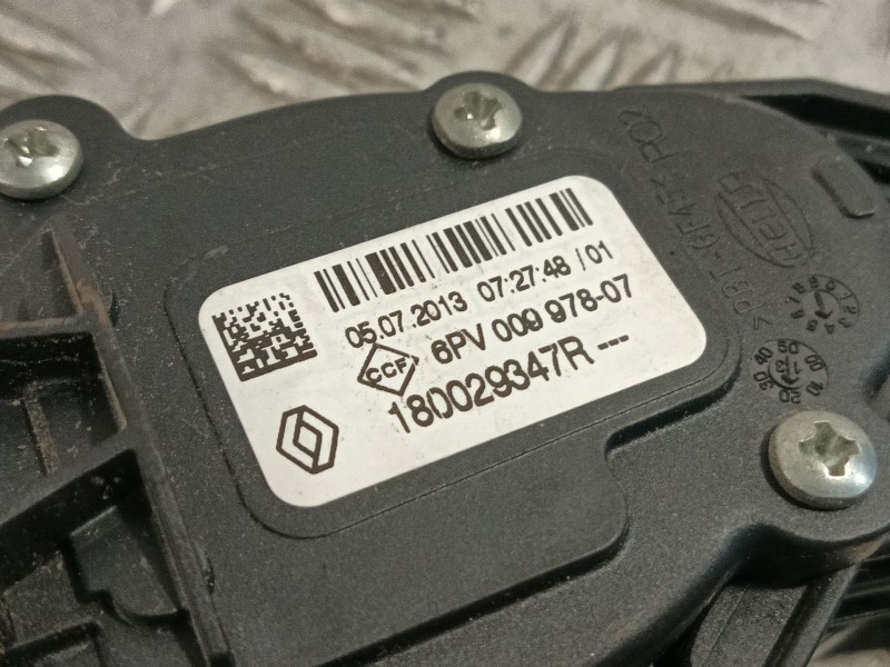 Recambio de pedal acelerador para renault clio iv referencia OEM IAM 180029347R 6PV00997807 
