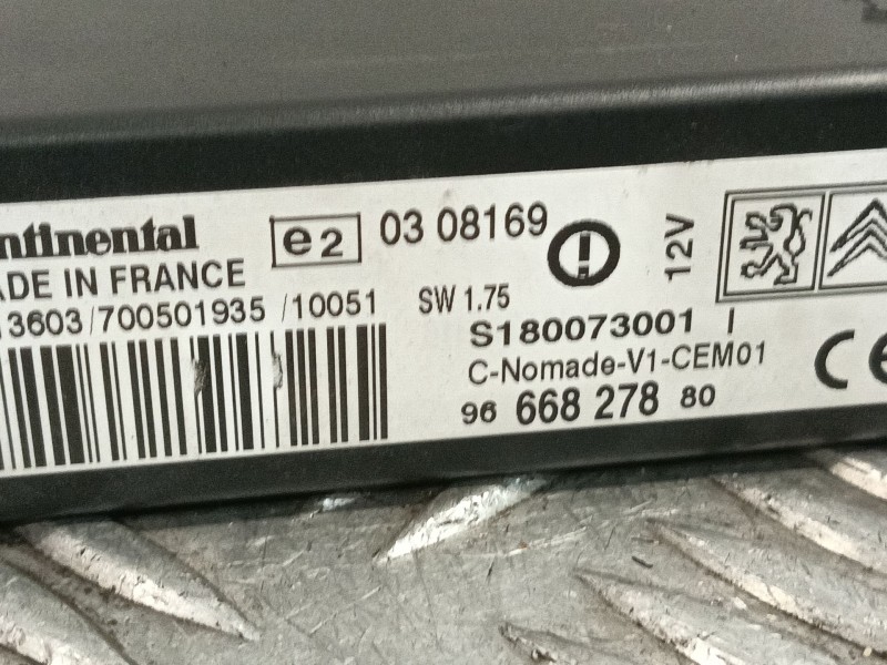 Recambio de modulo electronico para peugeot 3008 1.6 hdi fap cat (9hz / dv6ted4) referencia OEM IAM A2C53334284 9666827880 