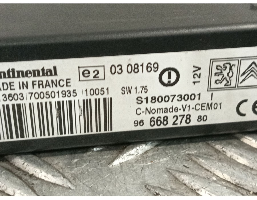 Recambio de modulo electronico para peugeot 3008 1.6 hdi fap cat (9hz / dv6ted4) referencia OEM IAM A2C53334284 9666827880 