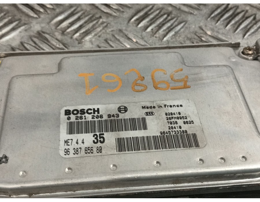 Recambio de centralita motor uce para peugeot 307 (3a/c) 1.6 16v referencia OEM IAM 9638765680 0261206943 