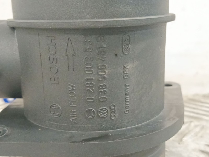 Recambio de caudalimetro para seat ibiza iii (6l1) 1.4 tdi referencia OEM IAM 038906461B 0281002531 