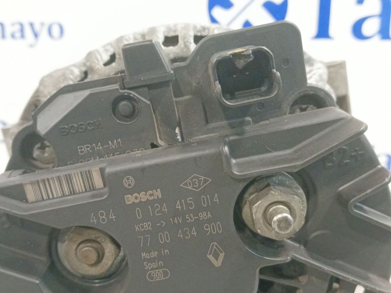 Recambio de alternador para renault modus 1.4 16v referencia OEM IAM 0124415014 7700434900 
