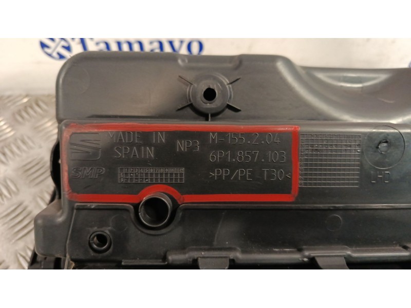 Recambio de guantera para seat ibiza iv (6j5, 6p1) 1.4 referencia OEM IAM 6P1857103 6P1857095H 6P1857114B