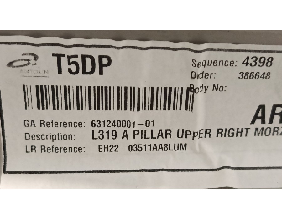 Recambio de moldura para land rover discovery iv (l319) 3.0 sdv6 4x4 referencia OEM IAM 631240001 EMB500320 AH2202504