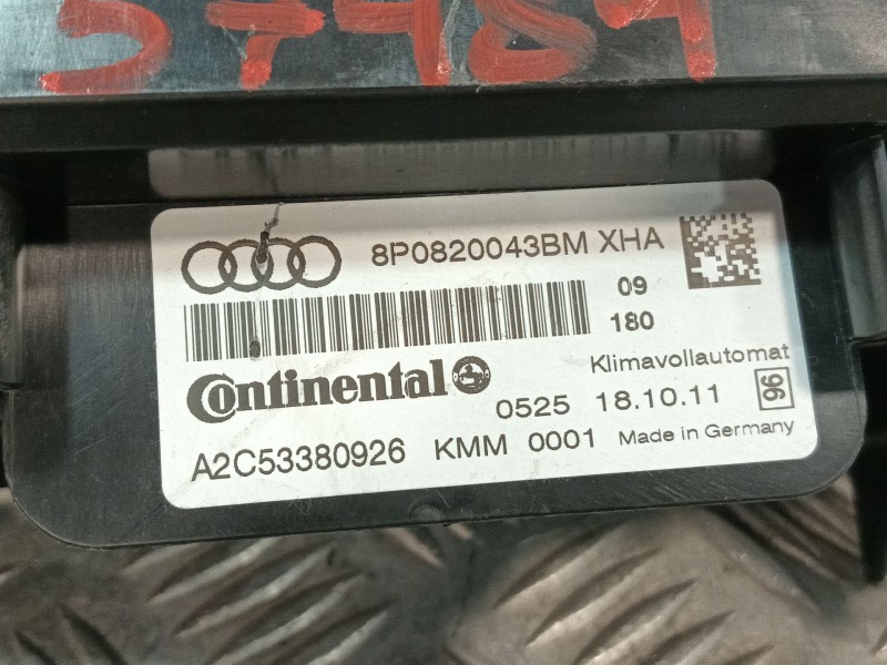 Recambio de mando climatizador para audi a3 sportback (8p) 2.0 tdi referencia OEM IAM 8P0820043BMXHA A2C53380926 