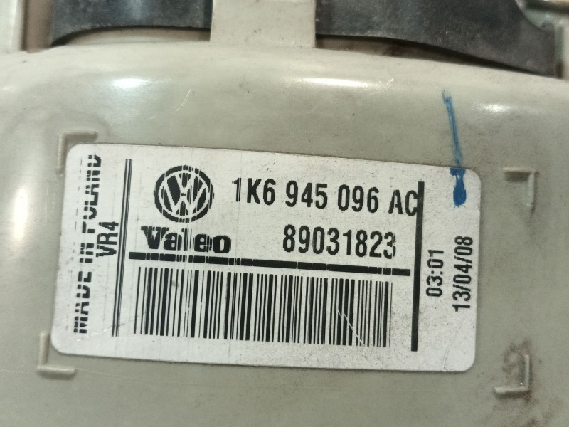 Recambio de piloto trasero derecho para volkswagen golf v (1k1) 1.4 tsi referencia OEM IAM 1K6945096AC 89031823 