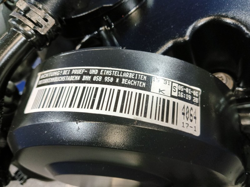 Recambio de motor completo para skoda octavia i (1u2) 1.9 tdi referencia OEM IAM BNM  