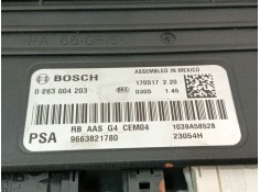Recambio de modulo electronico para citroën berlingo multispace (b9) 1.2 puretech 110 referencia OEM IAM 9663821780 0263004203 1 2