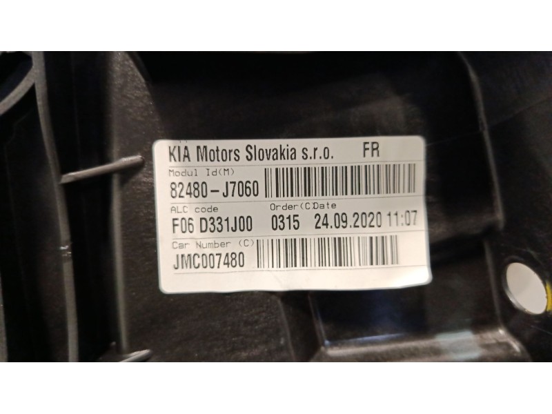 Recambio de elevalunas delantero derecho para kia xceed (cd) 1.6 gdi hybrid referencia OEM IAM 82480J7060 9450100100 82460J7000