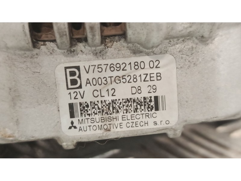 Recambio de alternador para peugeot 308 i (4a_, 4c_) 1.6 16v referencia OEM IAM V75769218002 A003TG5281ZEB 